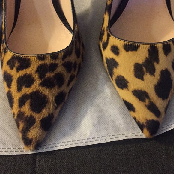NEW Prada Animal Leopard print calf hair Pumps 39 - Picture 3 of 6